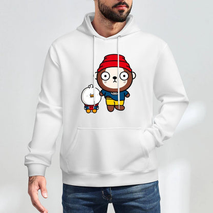 TimelessStyle Smooth Front Graphic Hoodies