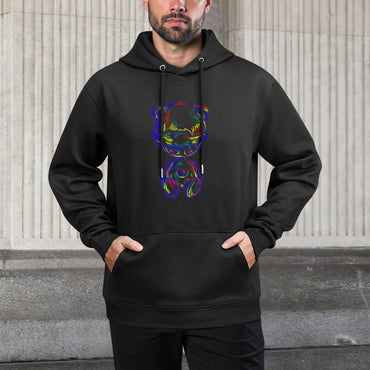 IPIB 250g Hooded Pocket Sweatshirt Front GraphicMen's Hooded  Sweatshirt6000055-1