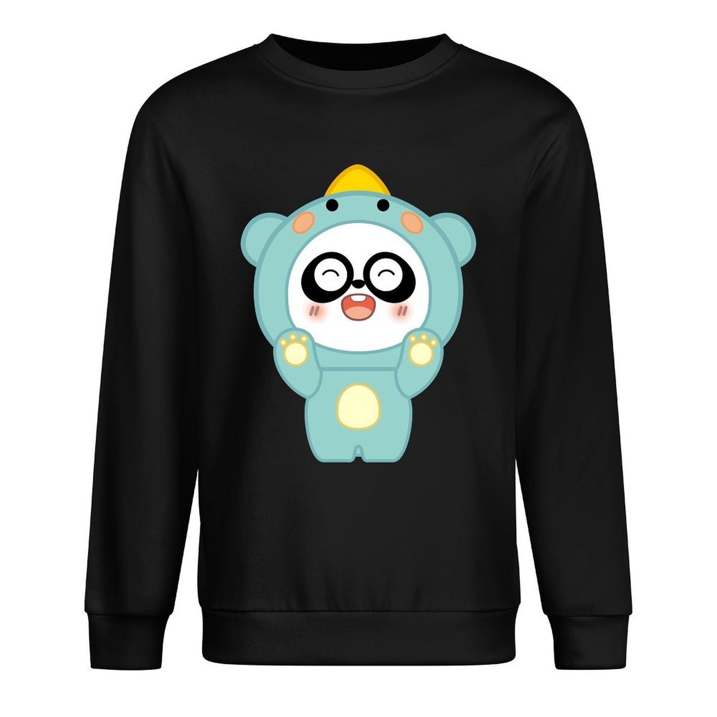 Front Patterned Long Sleeve TopUnisex Signature