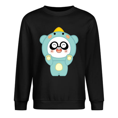 Front Patterned Long Sleeve TopUnisex Signature