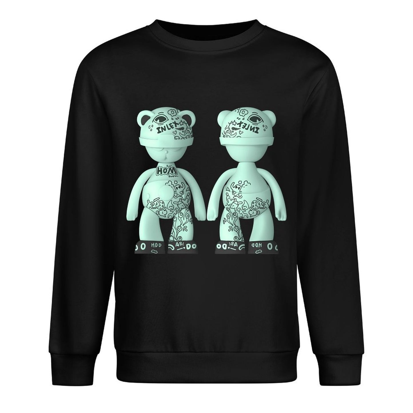 IPIB 250g Crew Neck Long Sleeve Sweatshirt Front GraphicCrew Neck Long Sleeve Sweatshirt6000082-3