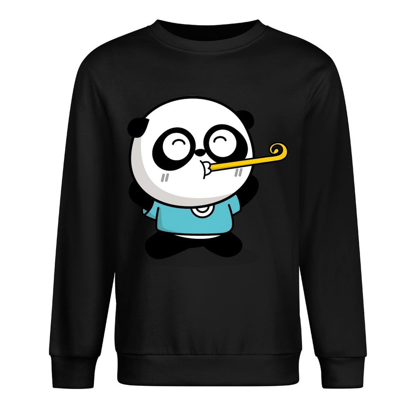 Front Patterned Long Sleeve TopBreathable Double-Stitched