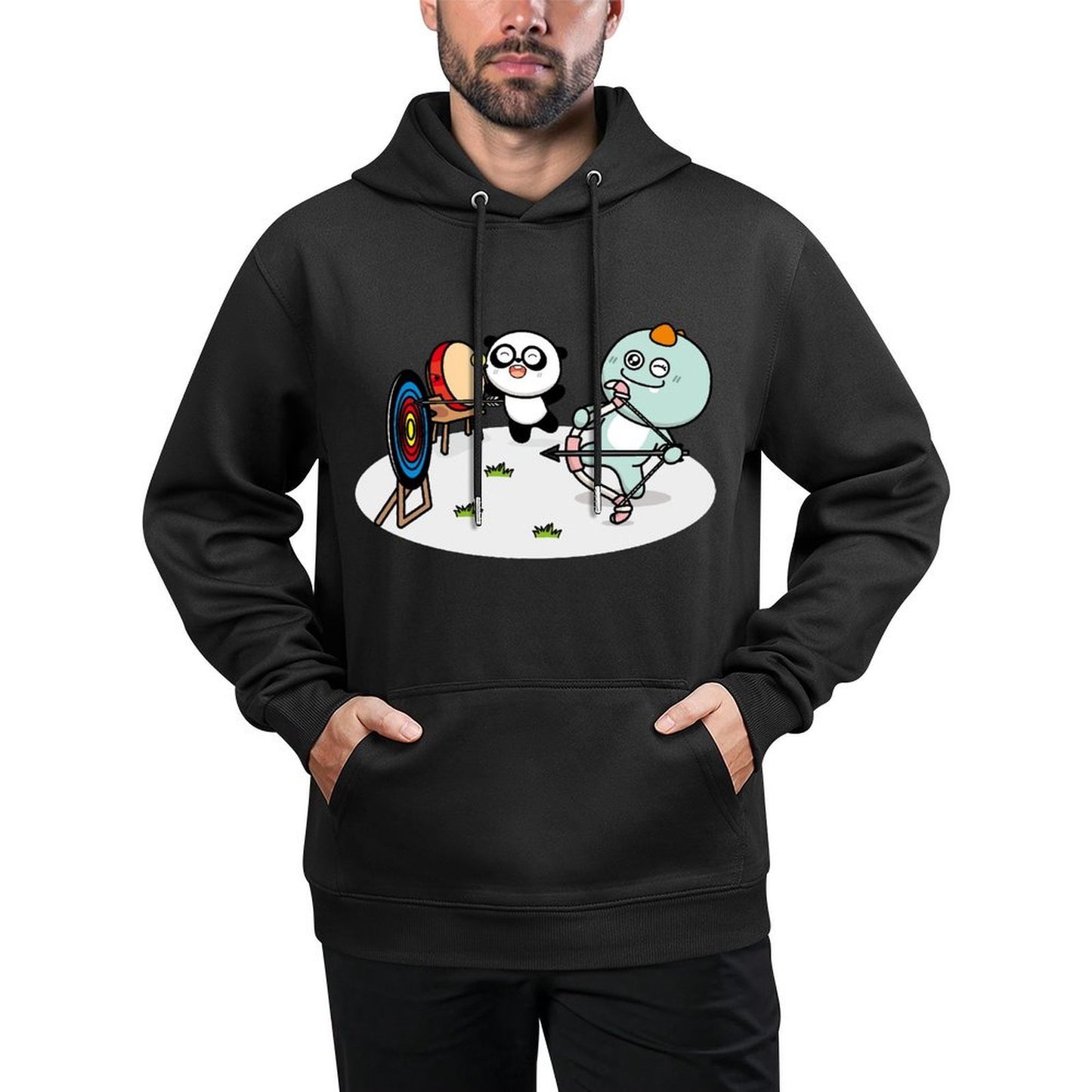 Print-Ready Oversized Front Graphic Hoodies