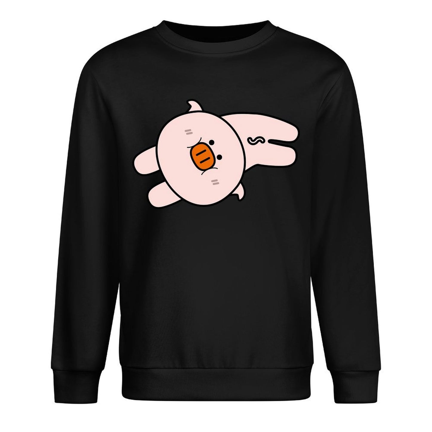 Front Patterned Long Sleeve TopSmoothWear Wrinkle-Free