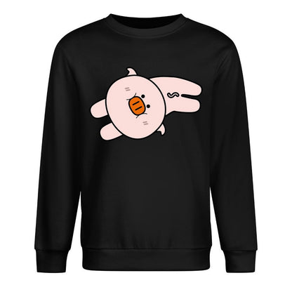 Front Patterned Long Sleeve TopSmoothWear Wrinkle-Free