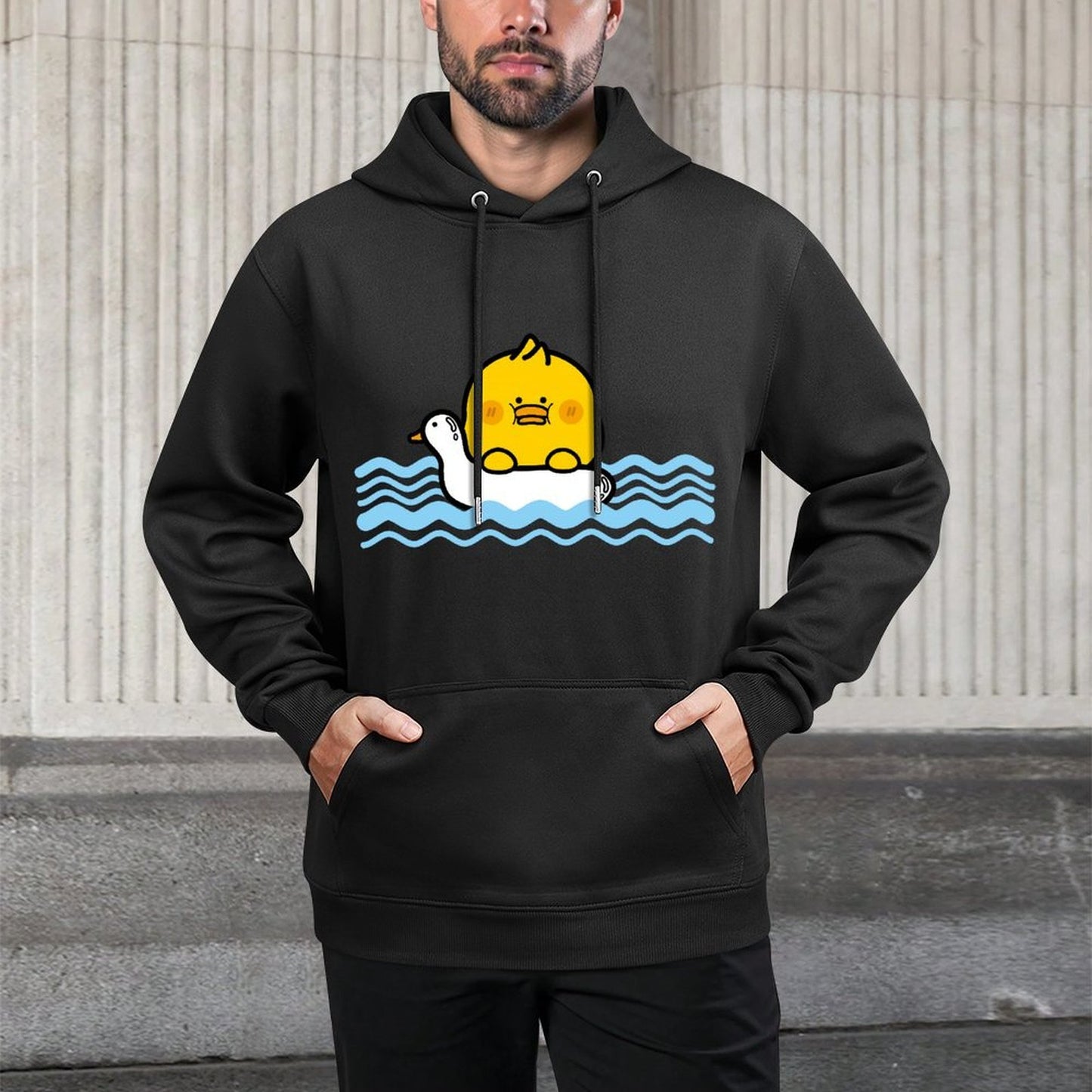 EverydayWear Plain Front Graphic Hoodies