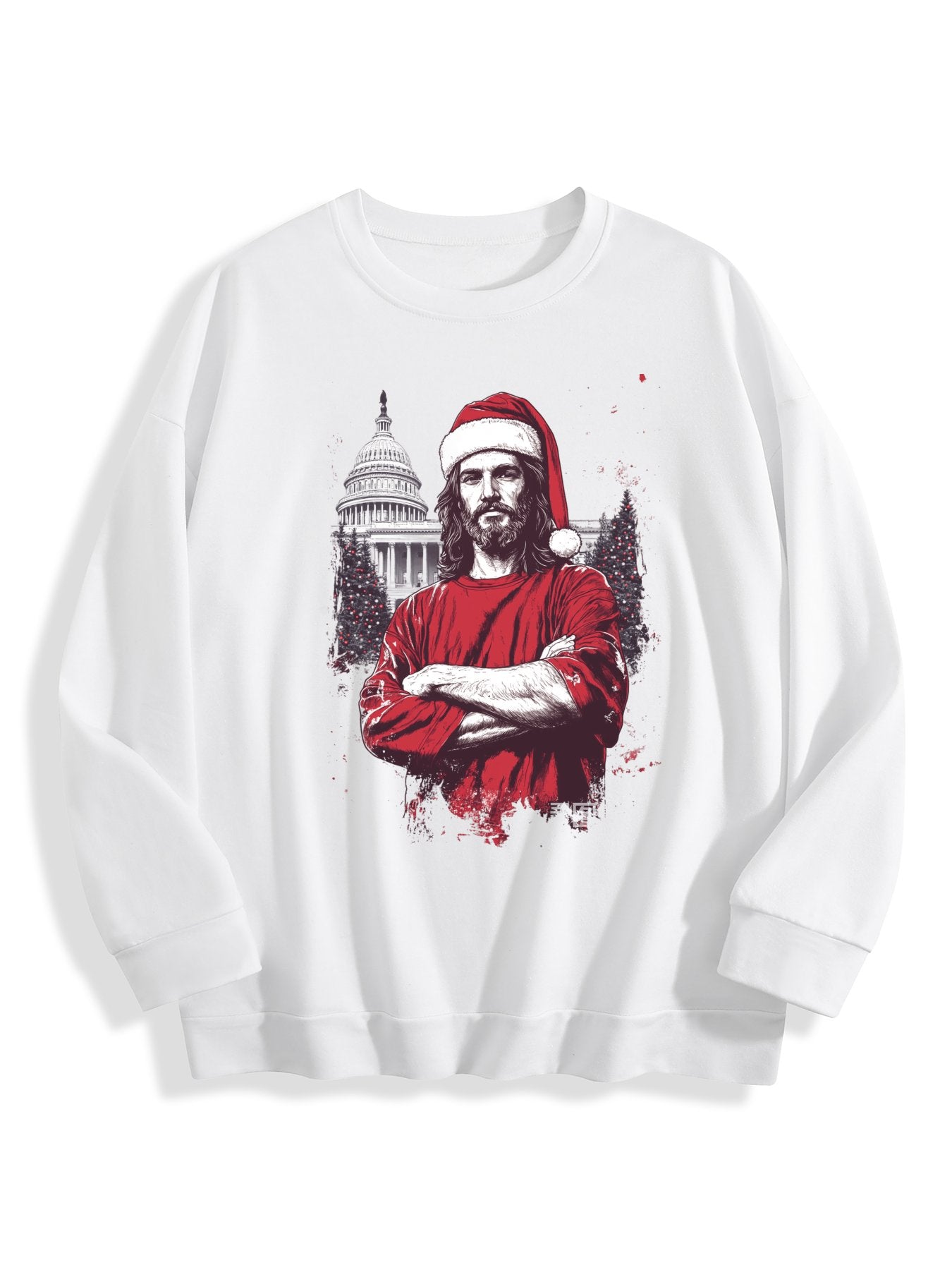 Customized Christmas-themed hoodies Jesus