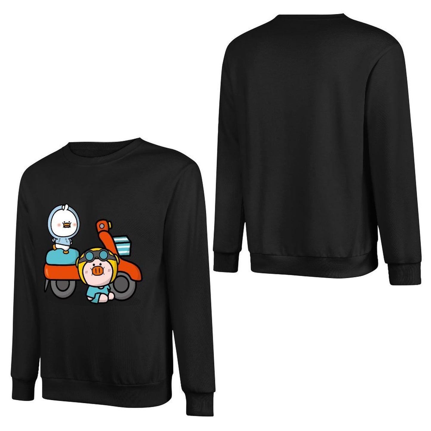 IPBR 250g Crew Neck Long Sleeve Sweatshirt Front GraphicCrew Neck Long Sleeve Sweatshirt4000339