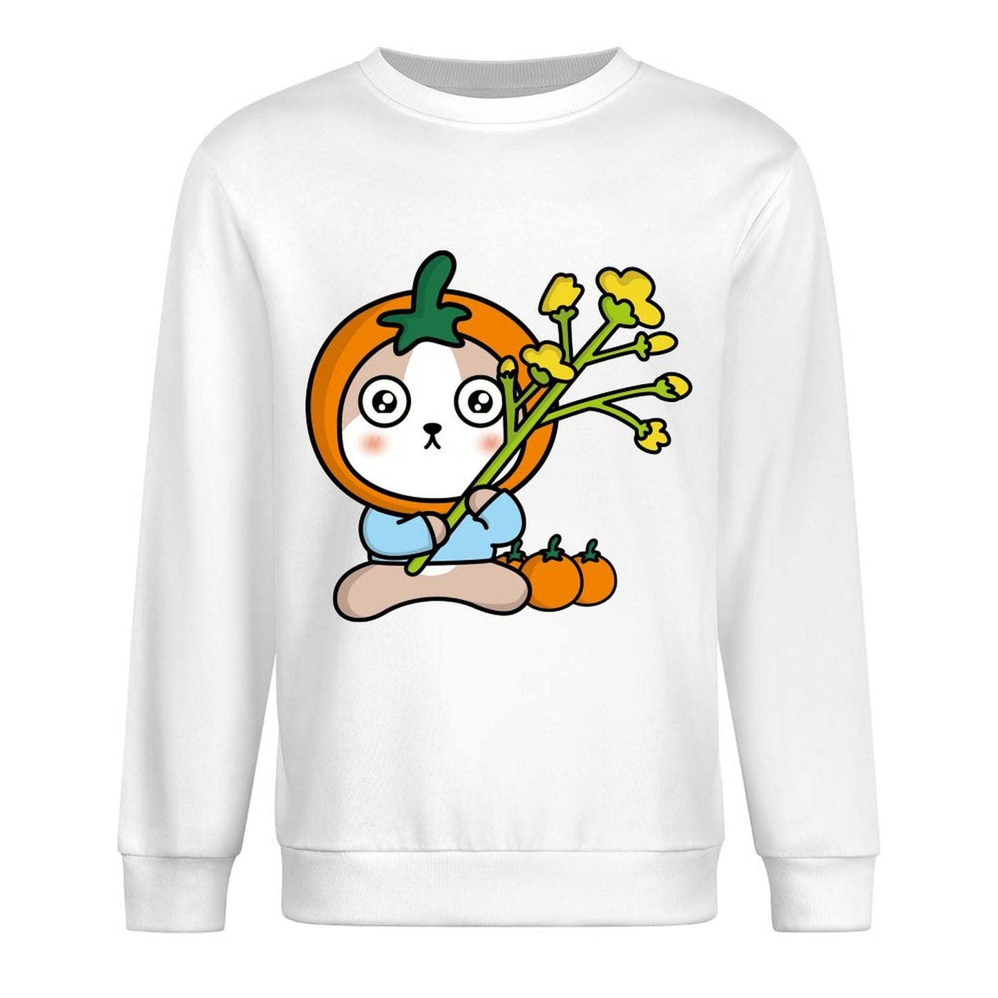 Front Patterned Long Sleeve TopTimelessStyle Durable