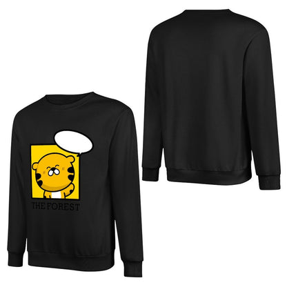 Front Patterned Long Sleeve TopPrinting Series