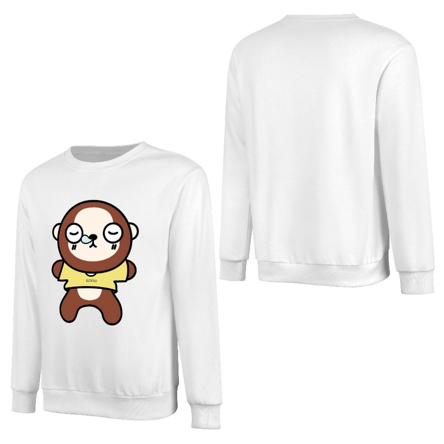 Front Patterned Long Sleeve TopPlain Heritage