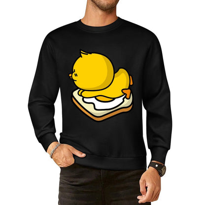 Front Patterned Long Sleeve TopHeavyweight Batch-Printed