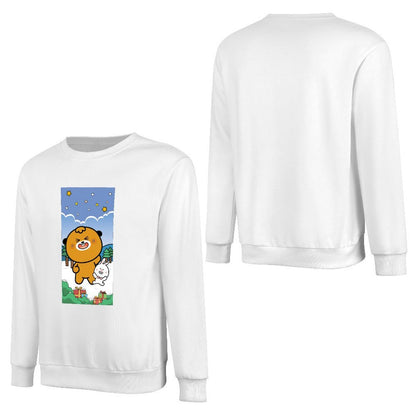 Front Patterned Long Sleeve TopEdition Softstyle