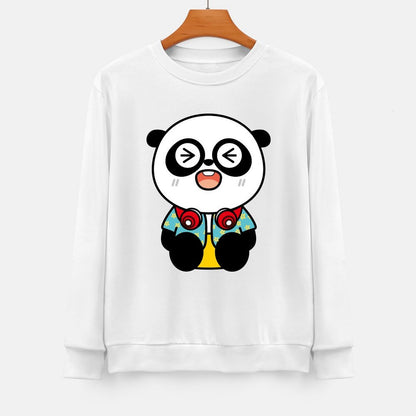 Front Patterned Long Sleeve TopStreet Heavyweight