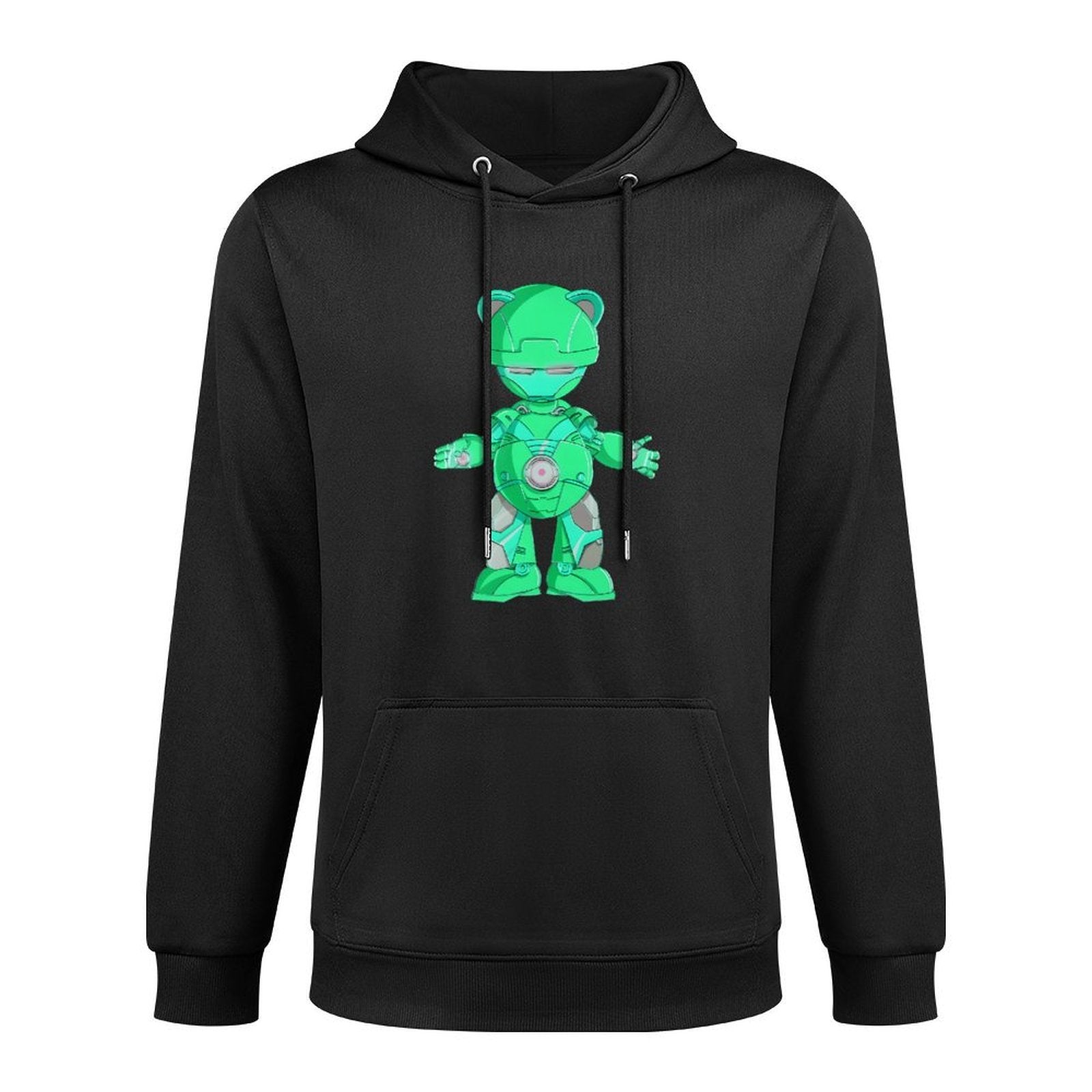Hoodie Front PatternTear-Resistant Relaxed