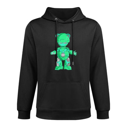 Hoodie Front PatternTear-Resistant Relaxed