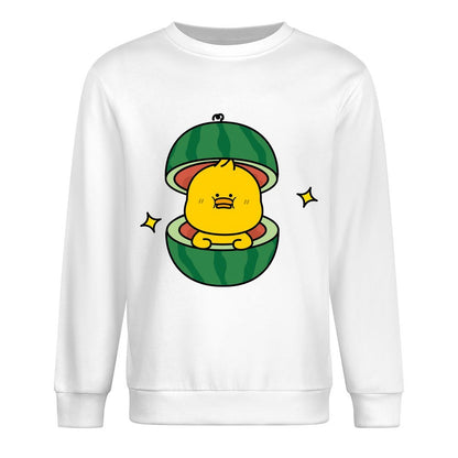 Front Patterned Long Sleeve TopLooseFit 100% Cotton