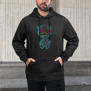 IPIB 250g Hooded Pocket Sweatshirt Front GraphicMen's Hooded  Sweatshirt6000055-2