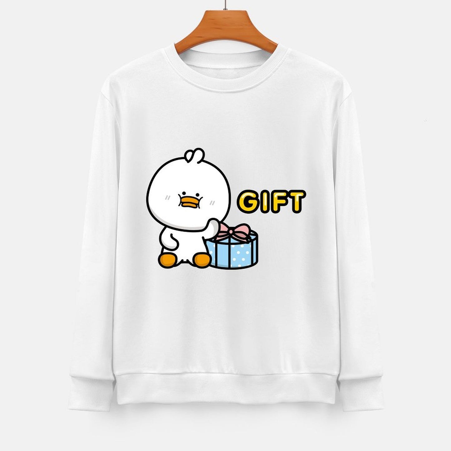 Front Patterned Long Sleeve TopChill RelaxFit