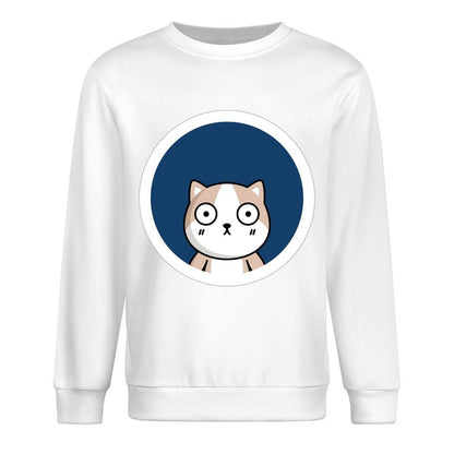 Front Patterned Long Sleeve TopPrinted SoftWear