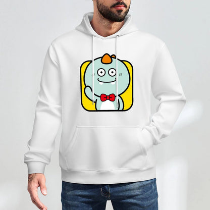 Shrink-Resistant 100% Cotton Front Graphic Hoodies