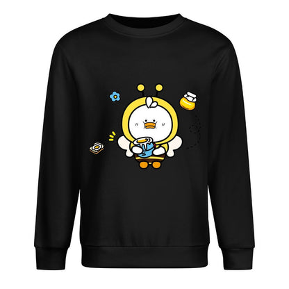 Front Patterned Long Sleeve TopSoftFeel YearRound