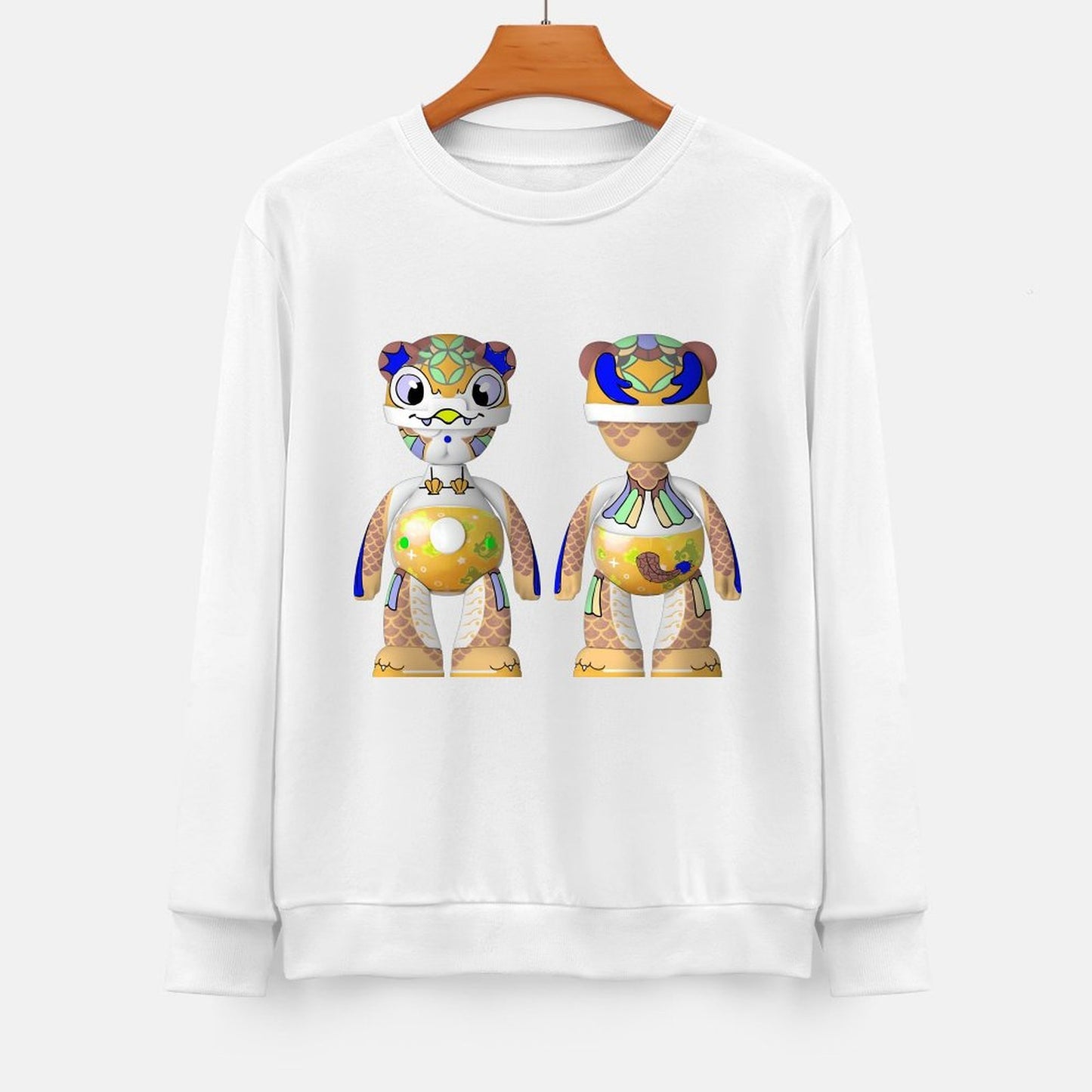 Long Sleeve With Front PatternCotton Vintage