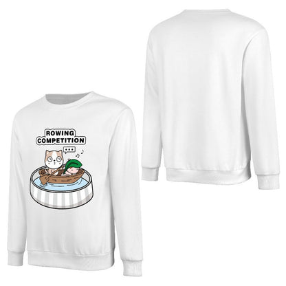 Front Patterned Long Sleeve TopOutdoor Colorfast