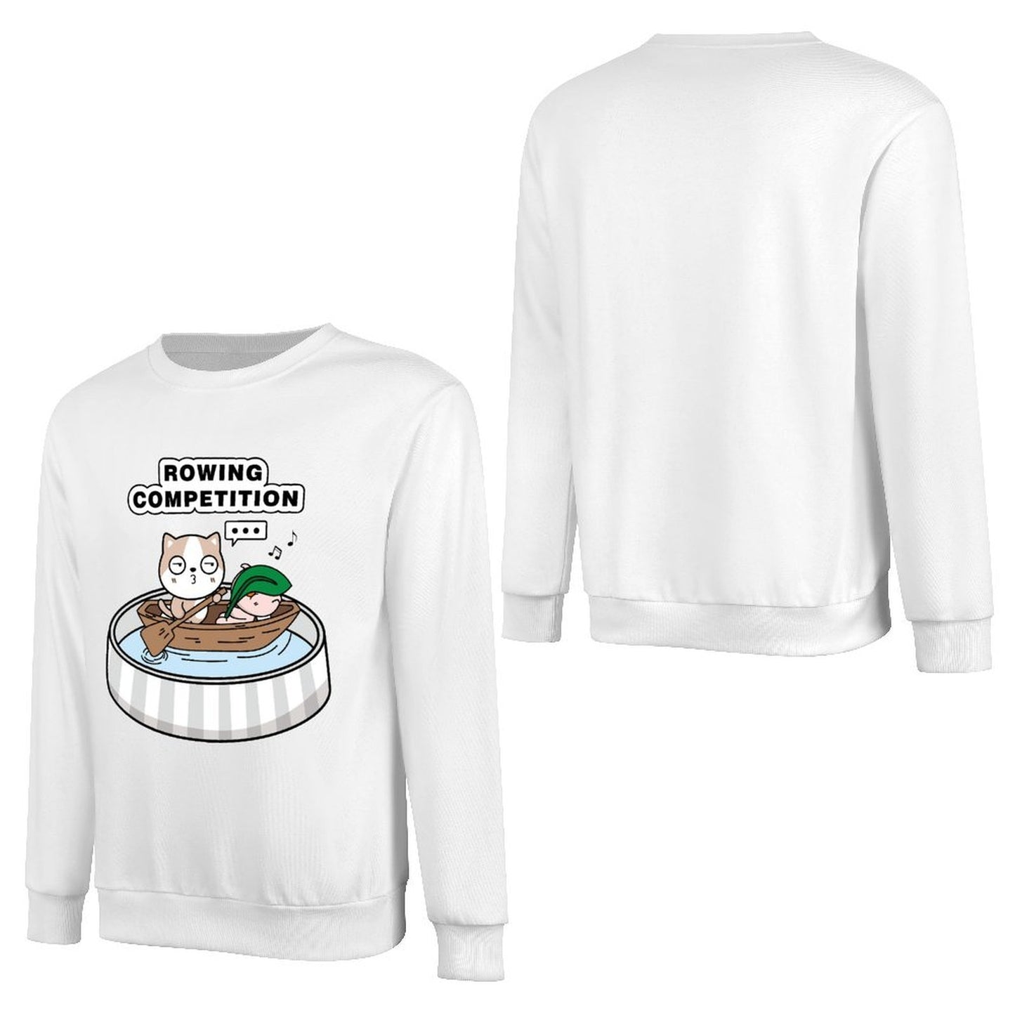 Front Patterned Long Sleeve TopOutdoor Colorfast