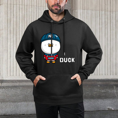 Sleek Basic Front Graphic Hoodies