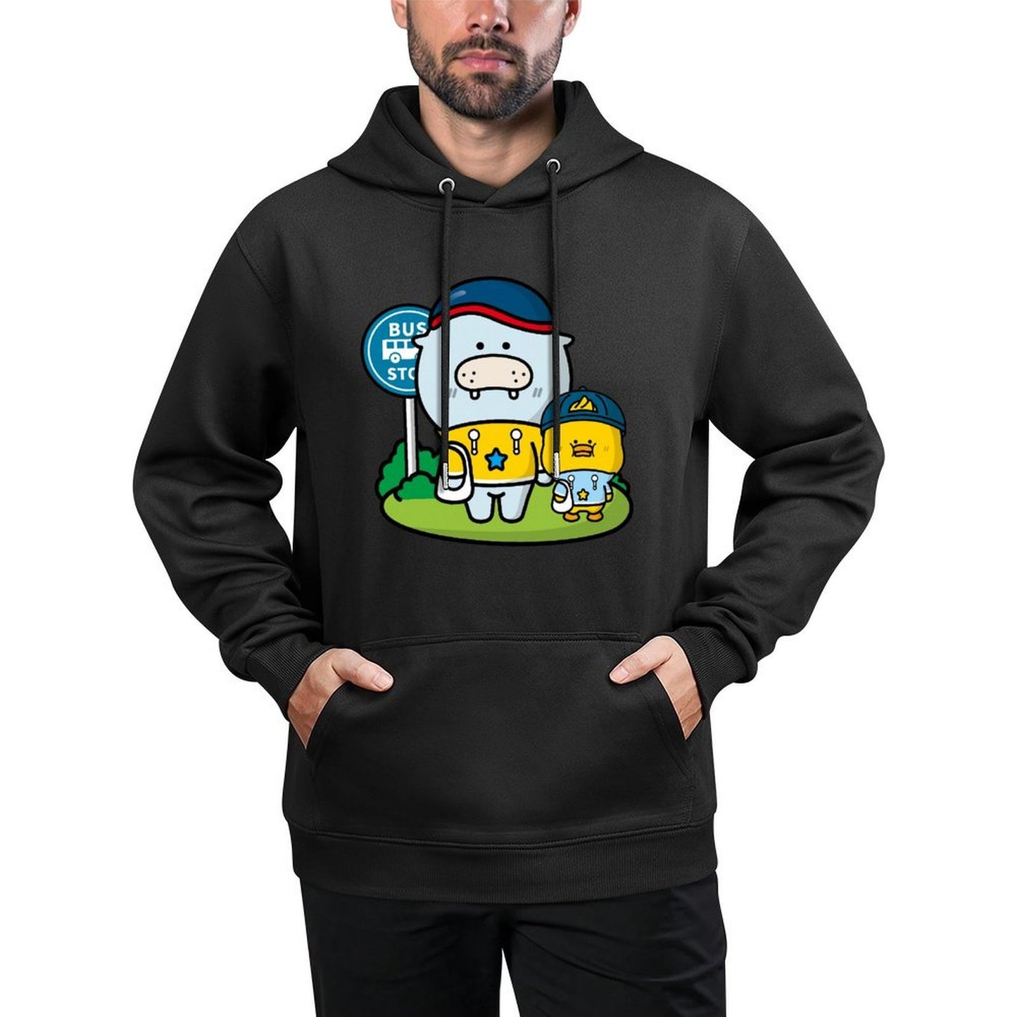 ClassicLine Cotton Front Graphic Hoodies