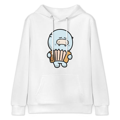 Slim Fit Moisture-Wicking Front Graphic Hoodies