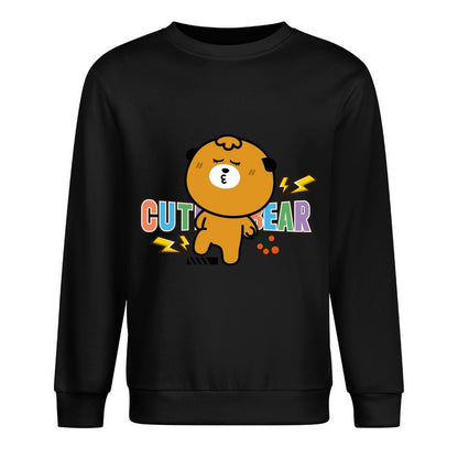 Front Patterned Long Sleeve TopStreetStyle Weekend