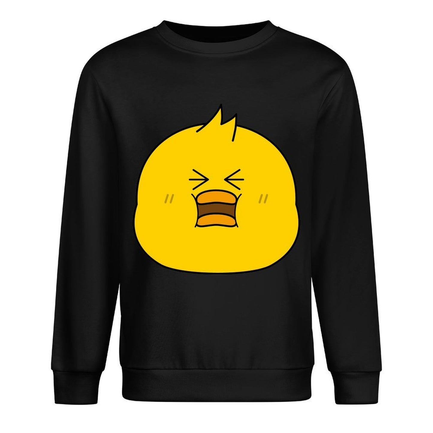 Front Patterned Long Sleeve TopComfortFit EverydayTee