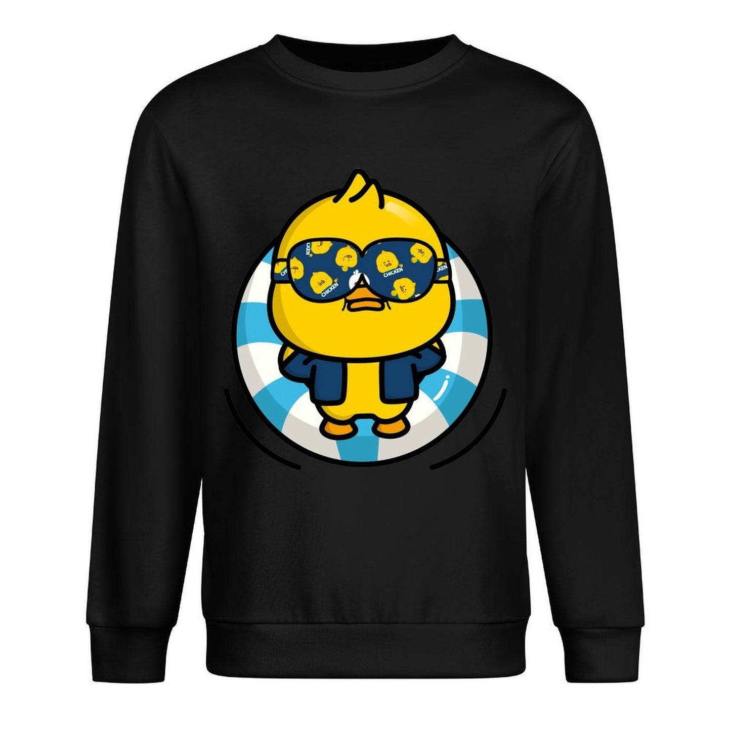 Front Patterned Long Sleeve TopActiveLine ComfortFit