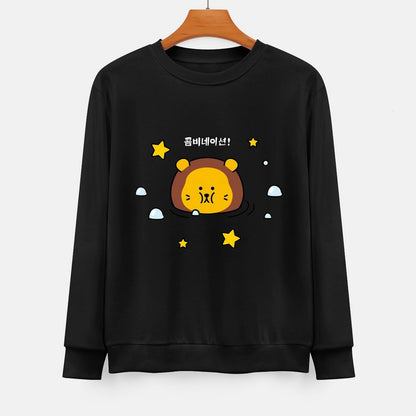  Front Patterned Long Sleeve TopSmooth Feel 