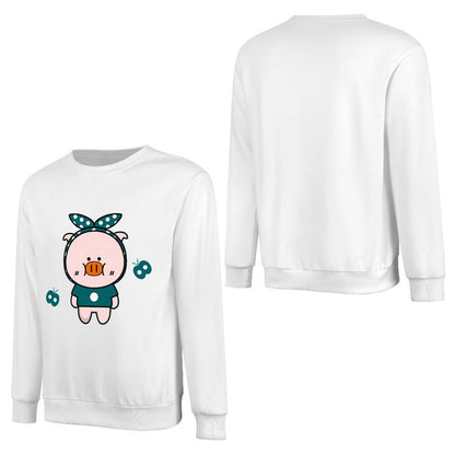 Front Patterned Long Sleeve TopRelaxed Standard