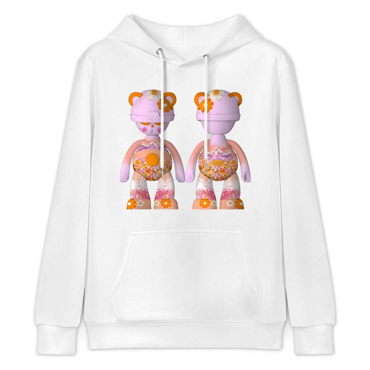 Hoodie Front PatternNeutral Minimal