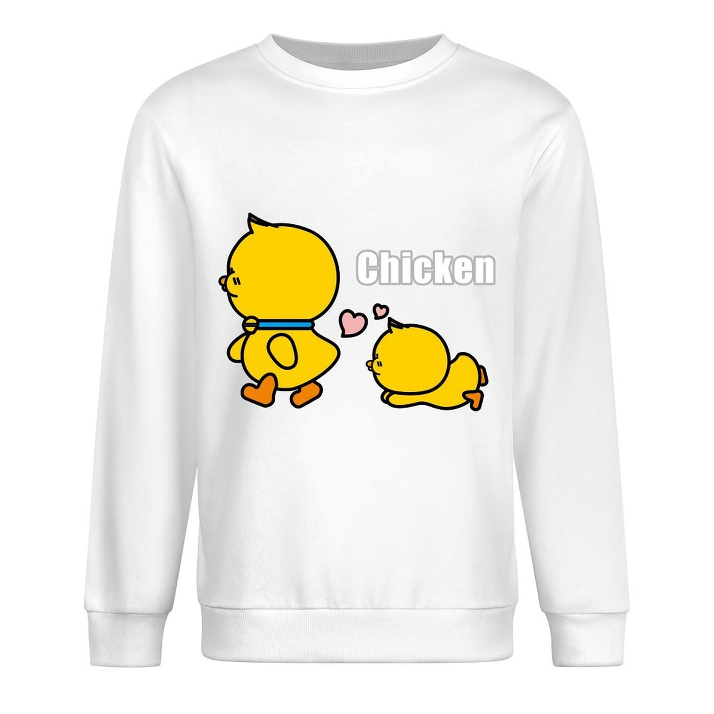 Front Patterned Long Sleeve TopColorfast Clean