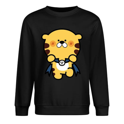 Front Patterned Long Sleeve TopPureStyle AllDay