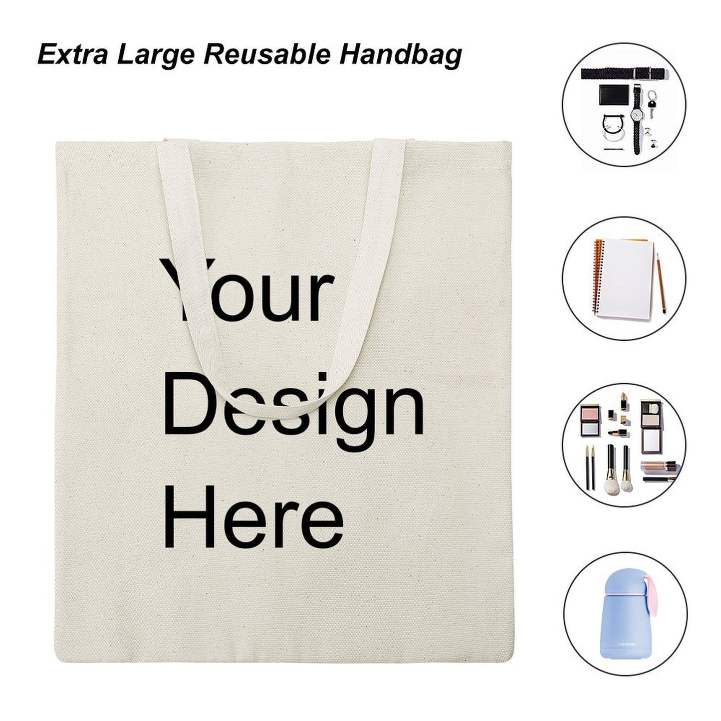 Canvas Tote Bag  Style 34x40cm