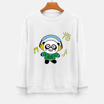 Front Patterned Long Sleeve TopSmooth Feel Sleek