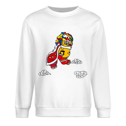 Front Patterned Long Sleeve Top Minimalist