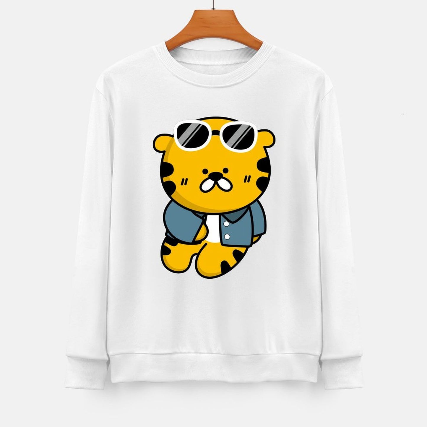 Front Patterned Long Sleeve TopEverydayWear Strong