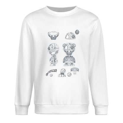IPIB 250g Crew Neck Long Sleeve Sweatshirt Front GraphicCrew Neck Long Sleeve Sweatshirt6000008-1
