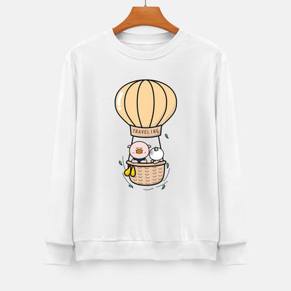 Front Patterned Long Sleeve TopClassicStyle Modern