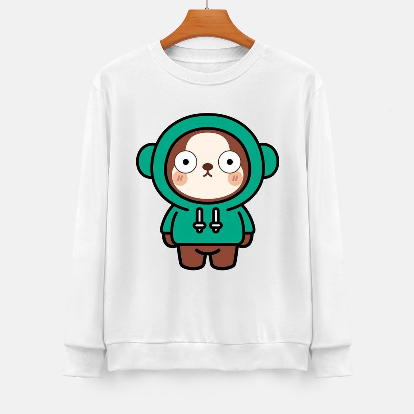 Front Patterned Long Sleeve TopNeutral Street