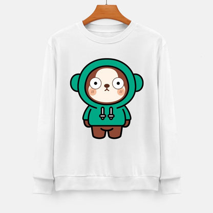 Front Patterned Long Sleeve TopNeutral Street