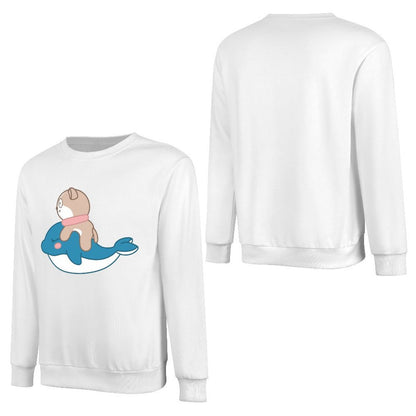 Front Patterned Long Sleeve TopUnisex Neat