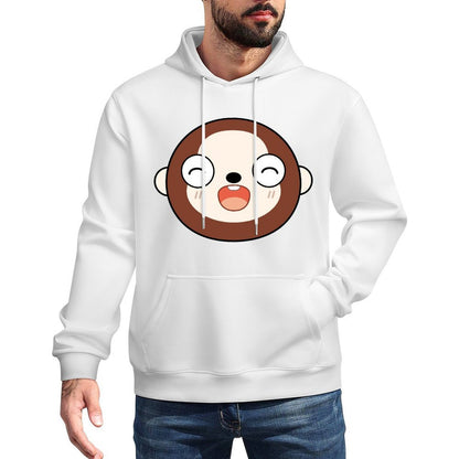 Strong Crew Neck Front Graphic Hoodies